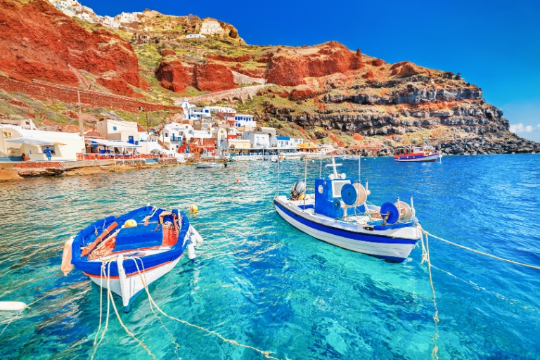 Santorin Bucht